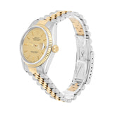 Rolex Datejust 36 Reference 16013 Two-Tone Champagne Linen Dial Jubilee Bracelet circa 1981