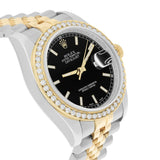 Rolex Datejust 36 116233 Two-Tone Diamond Bezel Black Dial Jubilee Bracelet
