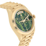 Rolex Day-Date 36 128238 Vienna Philharmonic Limited Edition Green Enamel Dial 18K Yellow Gold President