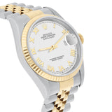 Rolex Datejust 36 Two-Tone White Roman Dial Jubilee Bracelet Ref. 16233