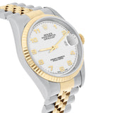 Rolex Datejust 36 Reference 16233 Two-Tone White Arabic Dial Jubilee Bracelet Circa 2000