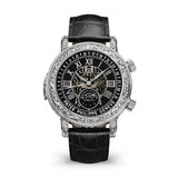 Patek Philippe 6002G-010 Grand Complications 44mm White Gold Black Enamel Dial