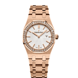 Audemars Piguet Royal Oak 67651OR.ZZ.1261OR.01 33mm Rose Gold Diamond Bezel