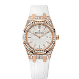 Audemars Piguet Royal Oak 67652OR.ZZ.D011CR.01 33mm Rose Gold Diamond Quartz