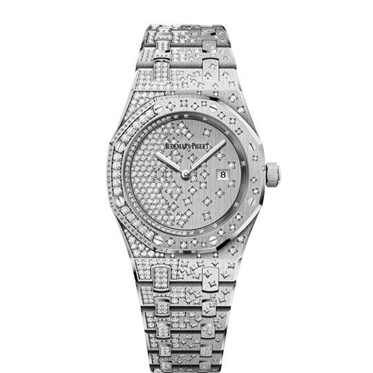 Audemars Piguet Royal Oak 67654BC.ZZ.1264BC.01 33mm White Gold Quartz
