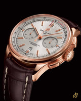 Breitling Premier B01 Chronograph 42 Wheels and Wales Limited Edition RB0118A31B1X1 18k Red Gold 40mm Anthracite Dial