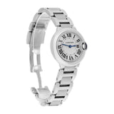Cartier Ballon Bleu W69010Z4 28mm Stainless Steel Silver-Tone Dial Ladies Quartz Watch