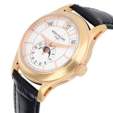 Patek Philippe Annual Calendar 5205R-001 Rose Gold 40mm White Dial Men's Watch