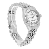 Rolex Lady-Datejust 26mm Steel & White Gold 179174 White Roman Dial