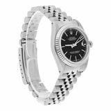 Rolex Datejust 31mm Ref. 68274 Black Index Dial Stainless Steel with White Gold Bezel