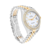 Rolex Datejust 36 116233 Two-Tone Diamond Bezel White Roman Dial Jubilee Bracelet