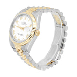 Rolex Datejust 36 116233-0149 White Roman Numeral Dial Two-Tone Jubilee Bracelet Watch
