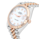 Rolex Datejust 41 126331 Steel and Everose Gold Mother of Pearl Diamond Dial
