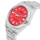 Rolex Oyster Perpetual 36 Coral Red Dial Stainless Steel 126000-0007