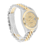 Rolex Datejust 36 Two-Tone 116233 Champagne Diamond Dial Jubilee Bracelet