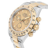 Rolex Cosmograph Daytona 116523 Champagne Dial Two-Tone Mens Watch