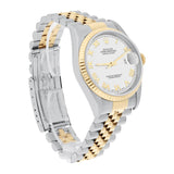 Rolex Datejust 36 Two-Tone White Roman Dial Jubilee Bracelet Ref. 16233