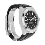 Rolex Sky-Dweller 42mm White Gold Black Dial Oysterflex Strap 336239-0002