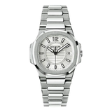 Patek Philippe Nautilus 7011/1G-001 32mm 18K White Gold White Dial Ladies Watch