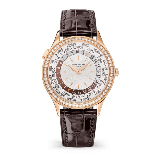Patek Philippe 7130R-013 Complications 36mm Rose Gold Diamond Bezel