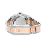 Rolex Datejust 36 126201-0014 Rose Gold and Steel Dark Rhodium Dial Domed Bezel Oyster Bracelet