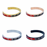 Speedometer Style Stainless Steel Watch Bangle in Gold