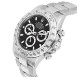 Rolex Cosmograph Daytona 116520 40mm Stainless Steel Black Dial Men's Watch