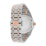 Audemars Piguet Royal Oak 33mm 67650SR.OO.1261SR.01 Pink Dial Two-Tone Watch with Box and Papers