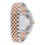 Rolex Datejust 36 Reference 116231 Black Diamond Dial Rose Gold and Stainless Steel Jubilee Watch
