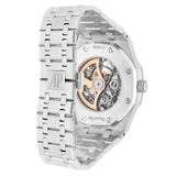 Audemars Piguet Royal Oak 15412BC.ZZ.1220BC.01 41mm Skeleton Dial Diamond Bezel White Gold