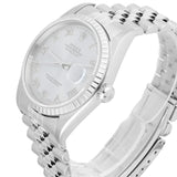 Rolex Datejust 36 Ref. 16220 Stainless Steel Silver Roman Numeral Dial Jubilee Bracelet
