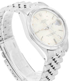 Rolex Oyster Perpetual Date 15010 Stainless Steel 34mm Jubilee Silver Dial 1983