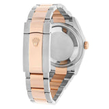 Rolex Datejust 36 126201-0014 Rose Gold and Steel Dark Rhodium Dial Domed Bezel Oyster Bracelet