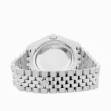 Rolex Datejust 36 Reference 116234 Diamond Bezel Black Index Dial Jubilee Bracelet Watch