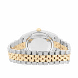 Rolex Datejust 36 Two-Tone 116233 Ivory Pyramid Roman Dial Jubilee Bracelet
