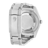 Rolex Datejust 41 116334 Stainless Steel Blue Index Dial Custom Diamond Bezel
