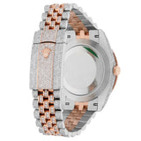 Rolex Datejust 41 126331 Rose Gold and Stainless Steel Diamond-Set Brown Dial Watch