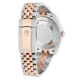 Rolex Datejust 41 126331 Steel and Everose Gold Mother of Pearl Diamond Dial