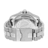 Breitling Superocean 44mm Custom Diamond Stainless Steel Watch A44360