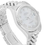 Rolex Datejust 36 Ref. 16220 Stainless Steel Silver Roman Numeral Dial Jubilee Bracelet
