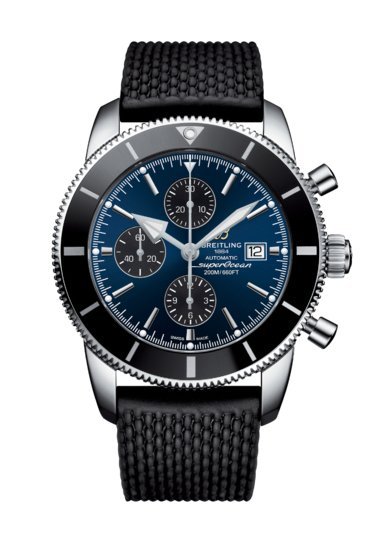 Breitling Superocean Heritage II Chronograph 46 A13312121C1S1 Blue Dial Stainless Steel & Black Ceramic