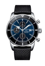 Breitling Superocean Heritage II Chronograph 46 A13312121C1S1 Blue Dial Stainless Steel & Black Ceramic