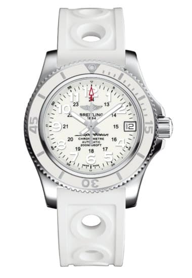 Breitling Superocean II 36 A17312D21A1S1 Stainless Steel White Dial