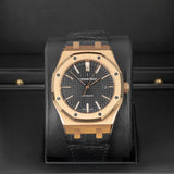 Audemars Piguet Royal Oak Selfwinding 15400OR.OO.D002CR.01 41mm Rose Gold Black Dial