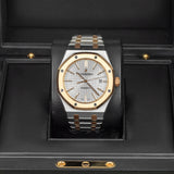 Audemars Piguet Royal Oak Selfwinding 15400SR.OO.1220SR.01 – 41mm Steel and 18k Rose Gold, White Dial