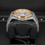 Audemars Piguet Royal Oak Selfwinding 15400SR.OO.1220SR.01 – 41mm Steel and 18k Rose Gold, White Dial
