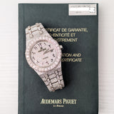Audemars Piguet Royal Oak 15400ST Custom Iced Out Diamond Case and Dial Watch