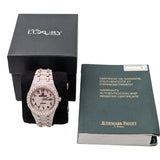 Audemars Piguet Royal Oak 15400ST Custom Iced Out Diamond Case and Dial Watch