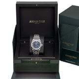 Audemars Piguet Royal Oak Selfwinding 15451ST.ZZ.1256ST.03 37mm Steel Diamond Bezel Blue Dial