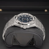 Audemars Piguet Royal Oak Selfwinding 15451ST.ZZ.1256ST.03 37mm Steel Diamond Bezel Blue Dial